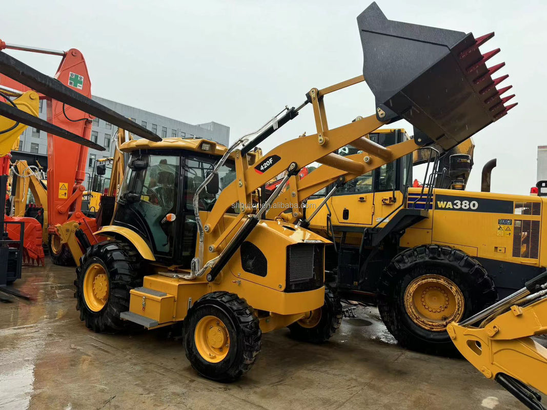 Máquinas de construção usadas cat 420f/ tinta original preço barato cat 420f para venda