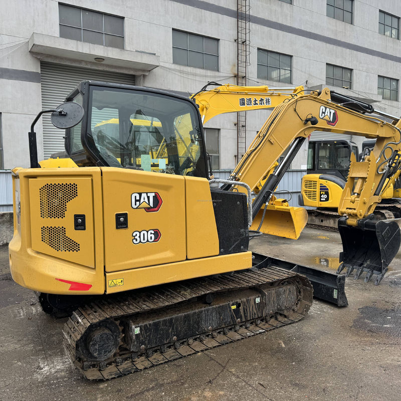 Mini-excavadora usada cat306 cat306E2 cat307 máquina de arrastão de segunda mão pequena excavadora cat 306 cat 306E2 cat 307