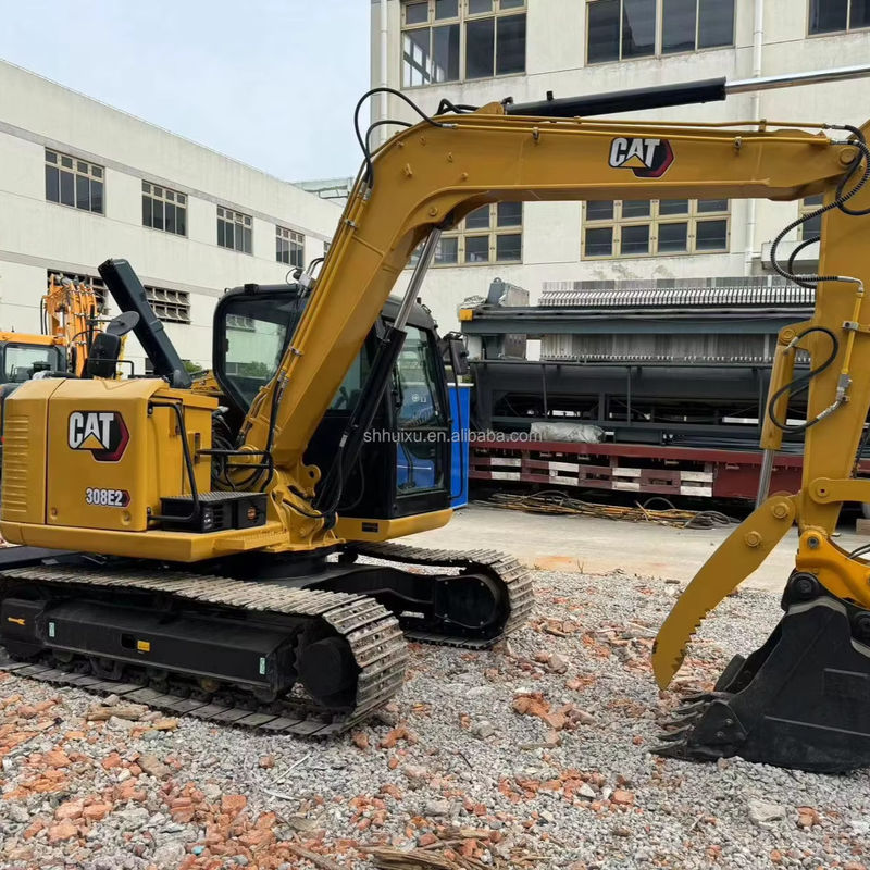 Excavadora usada CAT308E 308E2 Mini hidráulica barata Excavadora usada CAT308E usada CAT308 com boa qualidade