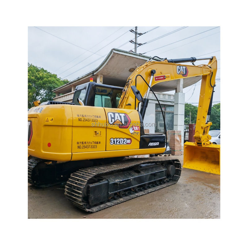Excavadora usada CAT312D CAT313C CAT315D Excavadora usada hidráulica média e barata CAT312D cat312d de segunda mão com boa qualidade