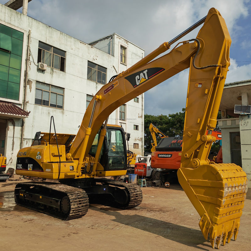 20TON embalagem usada CAT320C CAT320D CAT320GC CAT323D Prime escavadeira de raspador CAT320C mão usada preço baixo