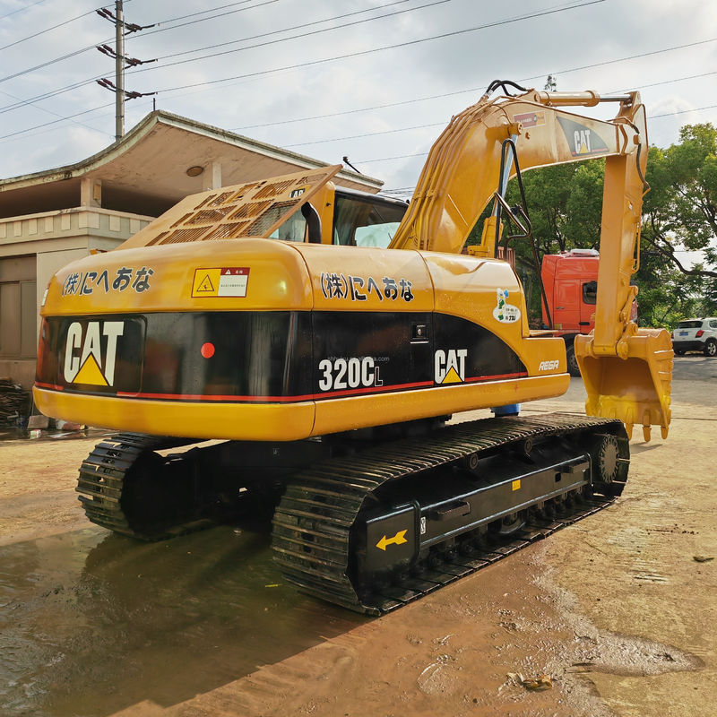 20TON embalagem usada CAT320C CAT320D CAT320GC CAT323D Prime escavadeira de raspador CAT320C mão usada preço baixo