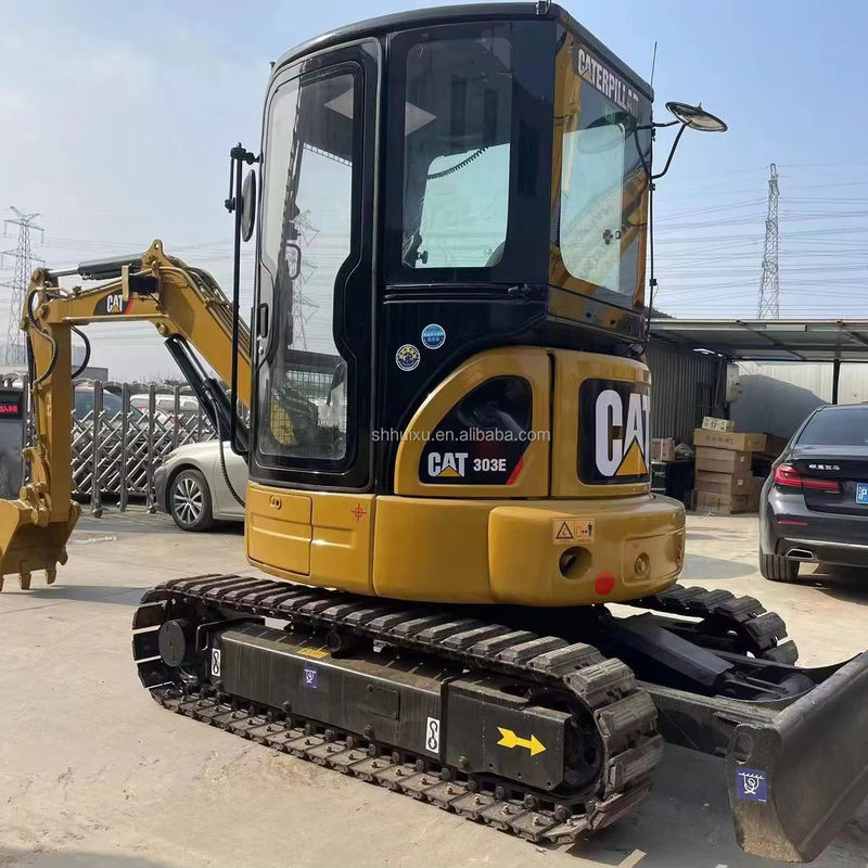 Usado Cat 303E Mini Cat 303 de segunda mão com alto desempenho 0,38m3 Capacidade de balde