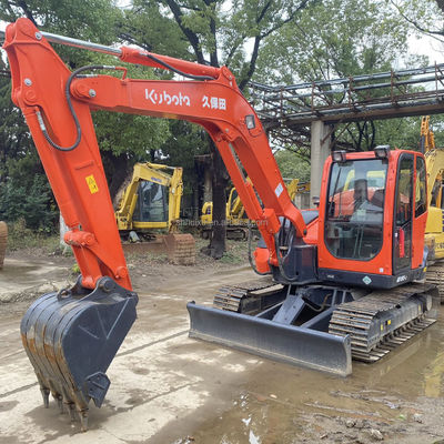 Excavadora mini usada de 8 toneladas Kubota kx165 kx185-3 para venda kubota U35 KUBOTA Excavadora