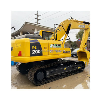 20 toneladas Komatsu Pc200 Máquinas de construção usadas 1.2m3 Balde