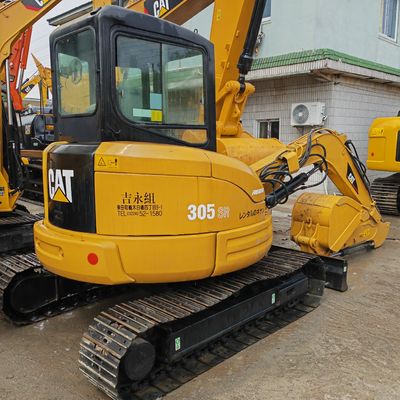 Excavadoras usadas CAT CAT 305.5SR Excavadora de raspadores / Máquinas de construção civil usadas CAT 305SR Excavadora 5T
