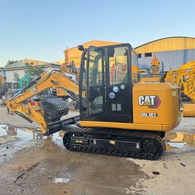 Compatível com as normas de emissões da UE utilizadas escavadeiras escavadora CAT 305.5E2 têm certificados EPA e CE melhor qualidade melhor preço